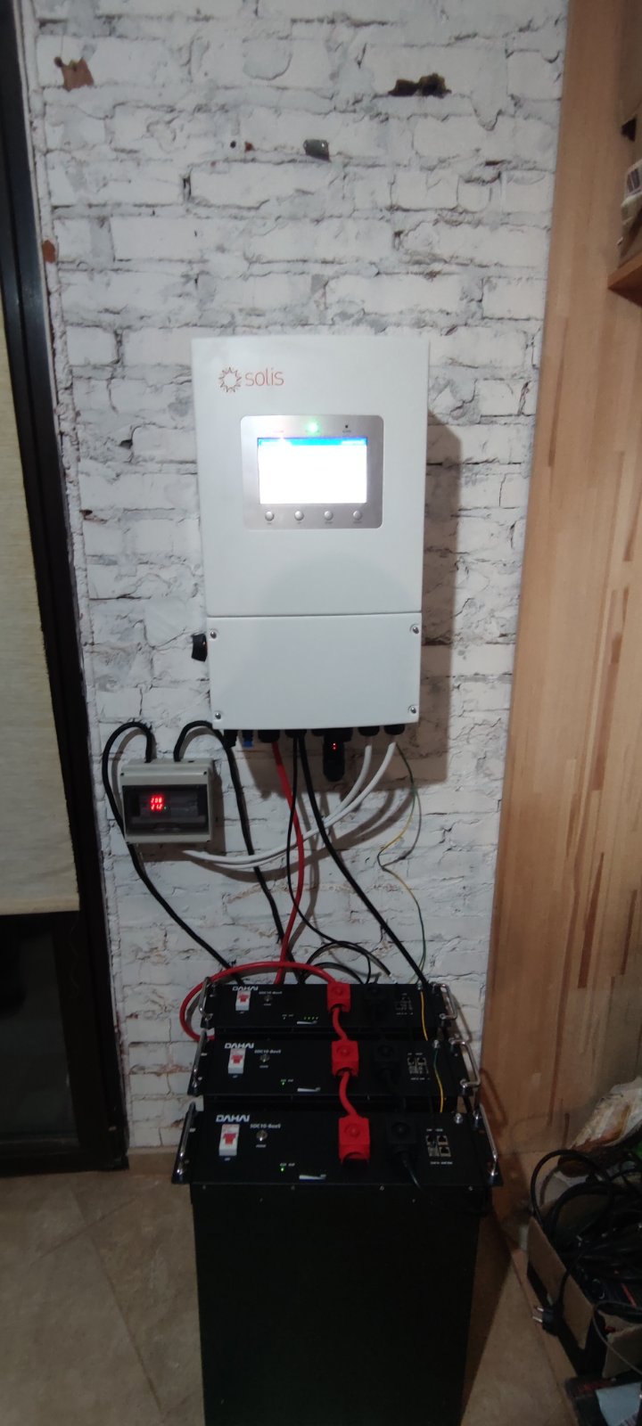 Інвертор та акумулятори Solis